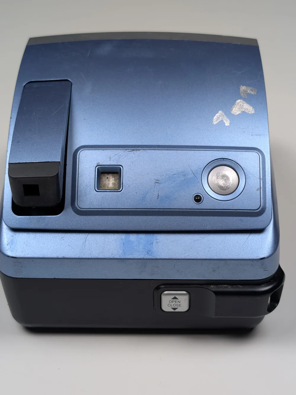 Polaroid One600 Blue Folding Instant Camera 600 Film Power & Flash Tested